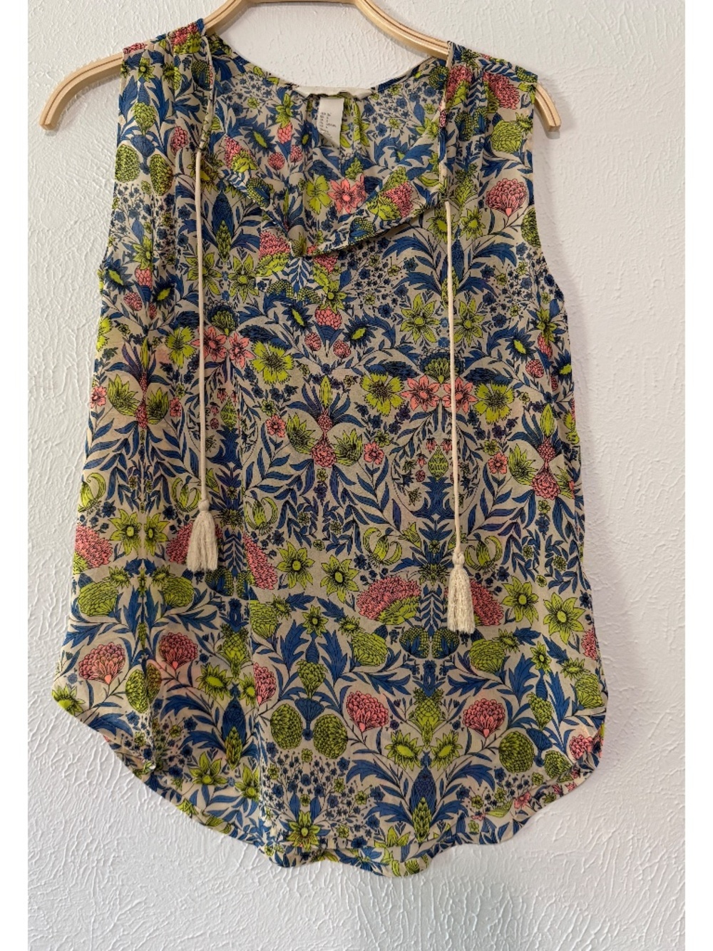 H&M Conscious Floral Loose Fit Top, 6